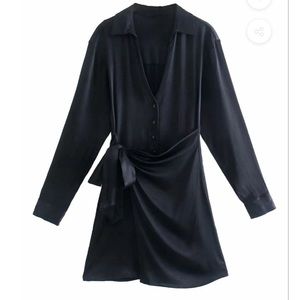 Goodnight Macaroon Silky Wrap Dress